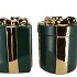 JOY MAJESTIC DARK GREEN VASE PRESENT 20X30CM NM