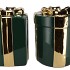 JOY MAJESTIC DARK GREEN VASE PRESENT 23X35CM NM
