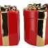 JOY JOLLY RED VASE PRESENT 23X35CM NM