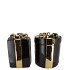 JOY WILD BLACK VASE PRESENT 11X15CM