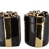 JOY WILD BLACK VASE PRESENT 20X30CM