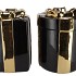 JOY WILD BLACK VASE PRESENT 23X35CM NM