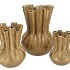 MIKA MAJESTIC GOLD VASE TUBE 26X35CM