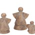 CONCRETE GOLDEN ANGEL WIDE 15X13X20CM