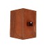 RUSTY SCOTTISH BROWN HOUSE CANDLE 19X33CM