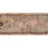 CONCRETE GOLDEN PLATE CANDLE HOLDER 30X12X4CM