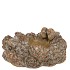 CONCRETE SCOTTISH BROWN PINECONE BOWL 21X21X10CM