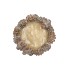 CONCRETE SCOTTISH BROWN PINECONE BOWL 21X21X10CM