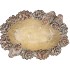 CONCRETE SCOTTISH BROWN PINECONE DISH 25X19X11CM
