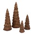 WONDERLAND SCOTTISH BROWN TREE 11X11X28CM