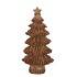 WONDERLAND SCOTTISH BROWN TREE STAR 14X10X28CM