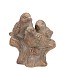 CONCRETE GOLDEN BIRDS 14X11X16CM