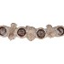 CONCRETE GOLDEN BIRDS T-LIGHT 37X10X12CM