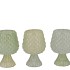 JAZZ NORDIC GREEN T-LIGHT PINECONE ASS 9X13CM