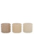JAZZ COZY SAND T-LIGHT STRUCTURE ASS 7X7CM