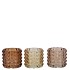 JAZZ WILD BROWN T-LIGHT STRUCTURE ASS 7X7CM