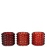 JAZZ JOLLY RED T-LIGHT STRUCTURE ASS 7X7CM