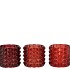 JAZZ JOLLY RED T-LIGHT STRUCTURE ASS 10X9CM