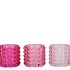 JAZZ JOLLY PINK T-LIGHT STRUCTURE ASS 10X9CM