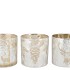RUBY NORDIC SAND T-LIGHT ASS 15X15CM