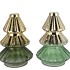 DOLLY MAJESTIC GREEN T-LIGHT TREE ASS 17X25CM