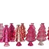 JAZZ JOLLY PINK VASE X-MAS TREE ASS 11X22CM