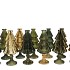 JAZZ MAJESTIC GREEN VASE X-MAS TREE ASS 11X25CM