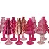 JAZZ JOLLY PINK VASE X-MAS TREE ASS 11X28CM NM