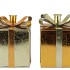 GLAM COZY GOLD MIX CANDLE HOLDER ASS 12X17CM NM