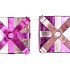 GLAM JOLLY PINK MIX CANDLE HOLDER ASS 12X17CM