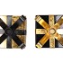 GLAM WILD BLACK MIX CANDLE HOLDER ASS 12X17CM NM