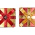 GLAM WILD RED MIX CANDLE HOLDER ASS 12X17CM