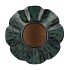 KIRAN MAJESTIC DARK GREEN VASE 26X26X31CM NM