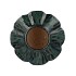 KIRAN MAJESTIC DARK GREEN VASE 22X22X25CM