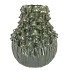 MILOU MAJESTIC GREEN FUNGI VASE 36X36X44CM
