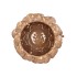 MILOU SCOTTISH SAND POT ACORNS ALLOVER 20X20X16CM