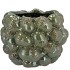 MILOU MAJESTIC GREEN POT ACORNS ALLOVER 25X25X18CM