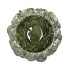 MILOU MAJESTIC GREEN POT ACORNS ALLOVER 25X25X18CM