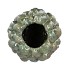 MILOU MAJESTIC GREEN VASE ACORNS ALLOVER 23X23X30CM