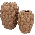 MILOU SCOTTISH SAND VASE ACORNS ALLOVER 27X27X38CM
