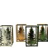GLAM MAJESTIC GREEN MIX T-LIGHT TREE ASS 12X15CM NM