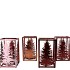 GLAM SCOTTISH SPICE MIX T-LIGHT TREE ASS 12X15CM