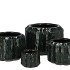 KIRAN MAJESTIC DARK GREEN POT 18X18X13CM