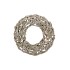 WREATH FESTIVE BIRCH MOSS WITH SNOW 30X7CM