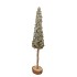 FESTIVE TREE PINE MOSS WITH SNOW ON FOOT 13X13X80CM