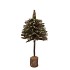 FESTIVE TREE POPLAR MOSS 25X25X60CM
