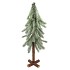 FESTIVE TREE PINE NEEDLE ON FOOT 35X35X100CM