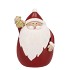 BELLY JOLLY RED XMAS SANTA 10X9X14CM