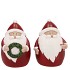 BELLY JOLLY RED XMAS SANTA 8X8X12CM