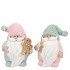 BELLY JOLLY PINK SANTA GINGER BREAD 12X9X15CM